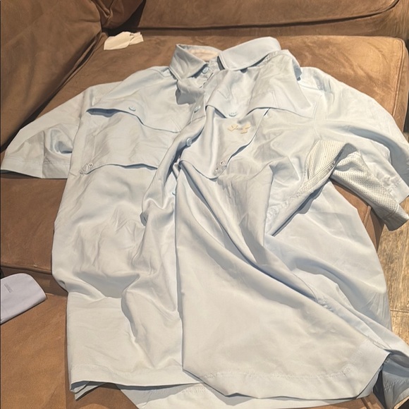Light Blue Short Sleeve Shirt - Picture 1 of 4